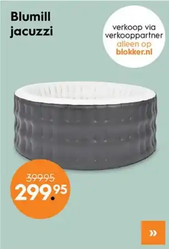 Blokker Blumill jacuzzi aanbieding