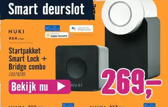 Hornbach Startpakket Smart Lock + Bridge Combo 10078286 aanbieding