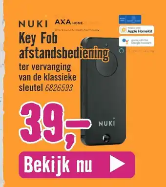 Hornbach Key Fob Afstandsbediening 6826593 aanbieding