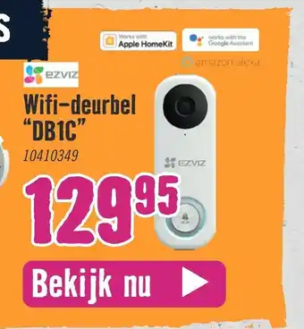 Hornbach Wifi-Deurbel "DB1C" 10410349 aanbieding