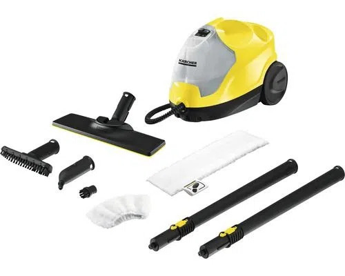 Kärcher Ronde Borstels Set Voor Stoomreinigers - 4-delig Zwart/Geel