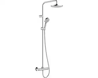 Hornbach Hansgrohe doucheset vernis blend incl. thermostaatkraan chroom 26089000 aanbieding