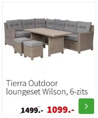 Intratuin Tierra outdoor loungeset wilson, 6-zits aanbieding
