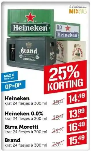 Coop Heineken aanbieding