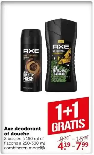 Coop Axe deodorant aanbieding