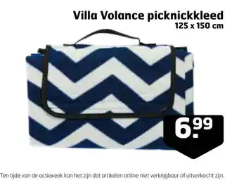 Trekpleister Villa volance picknickkleed aanbieding