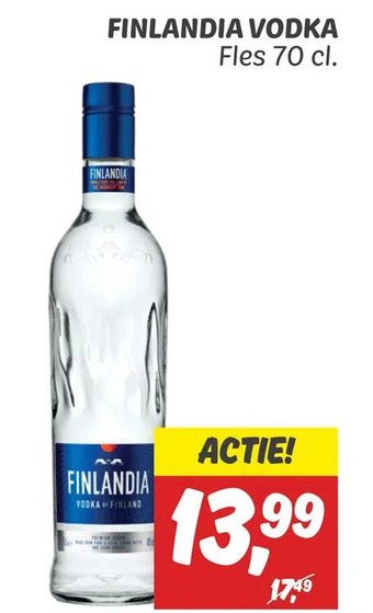 Dekamarkt Finlandia vodka aanbieding
