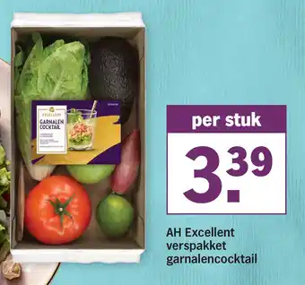 Albert Heijn AH Excellent verspakket garnalencocktail aanbieding