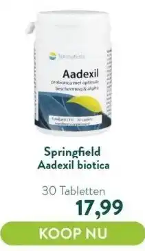 Holland & Barrett Aadexil biotica aanbieding