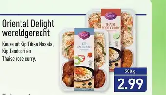 ALDI Oriental Delight wereldgerecht 500g aanbieding