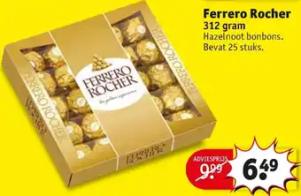 Kruidvat Ferrero Rocher 312g aanbieding