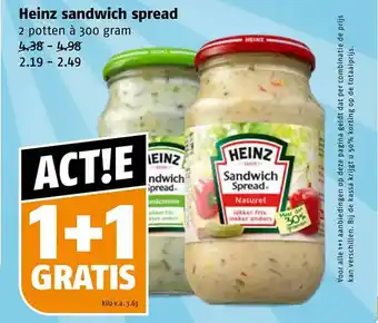 Poiesz Heinz sandwich spread aanbieding