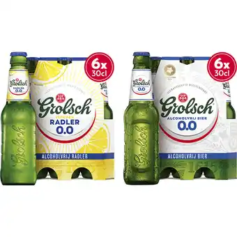 Albert Heijn Grolsch radler 0.0% & 0.0% bier pakket aanbieding