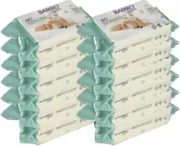 De Online Drogist Bambo nature babydoekjes 12x80st aanbieding