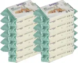 De Online Drogist Bambo nature babydoekjes 12x80st aanbieding