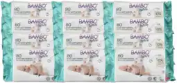 De Online Drogist Bambo nature babydoekjes 12x80st aanbieding