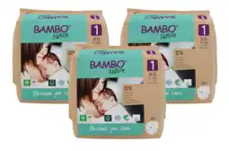 De Online Drogist Bambo nature maat 1 luiers xs - multiverpakking 3x22st aanbieding