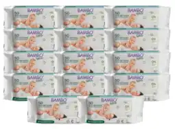 De Online Drogist Bambo nature bio babydoekjes 14x50st aanbieding