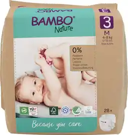 De Online Drogist Bambo nature maat 3 luiers m 28st aanbieding