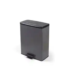 fonQ Curver decobin prullenbak - 65l - rechthoekig - cool grey aanbieding