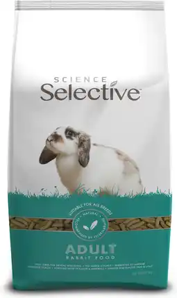 Intratuin Supreme science selective konijnenvoer adult 3 kg aanbieding