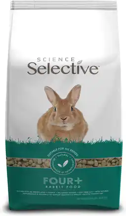 Intratuin Supreme science selective konijnenvoer four+ 3 kg aanbieding