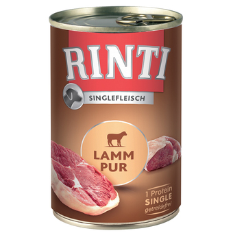 Zooplus Rinti sensible puur 6 x 400 g - lam puur aanbieding