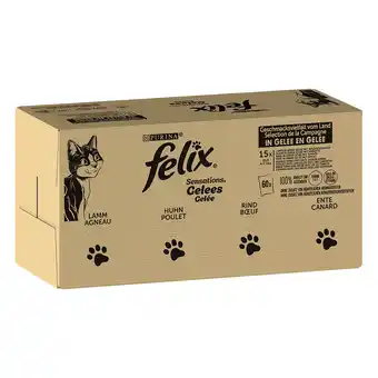 Zooplus 120x85g variatie v/h land felix sensations maaltijdzakjes kattenvoer aanbieding