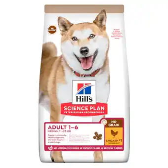 Zooplus Hill's science plan adult no grain medium met kip hondenvoer - 14 kg aanbieding