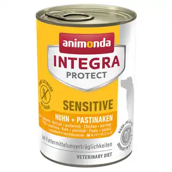 Zooplus Animonda integra protect sensitive blik 6 x 400 g hondenvoer -  kip & pastinaak aanbieding