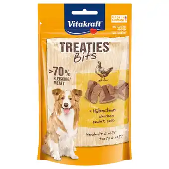 Zooplus Vitakraft treaties bits - dubbelpak: 2 x 120 g kip aanbieding