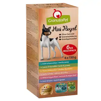 Zooplus 6x150g mini royal granatapet hondenvoer aanbieding