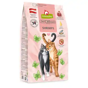 Zooplus 2x1,8kg granatapet delicatessen adult garnalen kattenvoer aanbieding