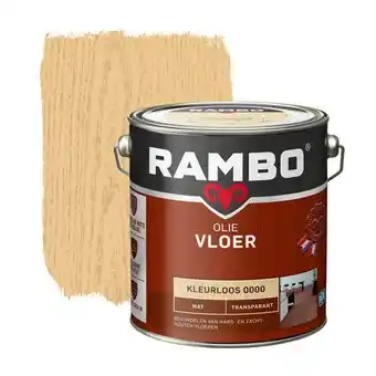 Praxis Rambo vloerolie transparant mat kleurloos 2,5l aanbieding