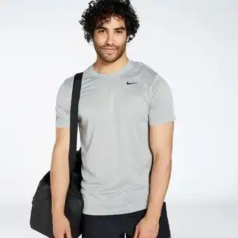 Perry Sport Nike dri-fit legend hardloopshirt grijs heren aanbieding