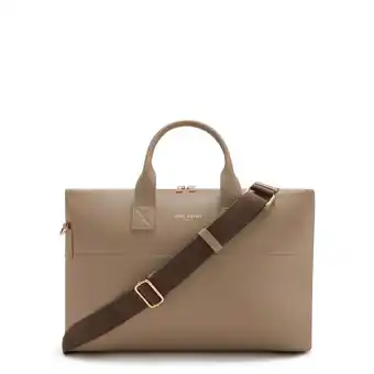 Douglas Isabel bernard isabel bernard honoré dames handtaslaptoptas leer - taupe aanbieding