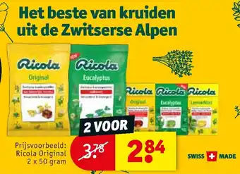 Kruidvat Ricola assortiment aanbieding