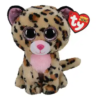 Top1Toys Ty beanie boo livvie leopard 15cm aanbieding