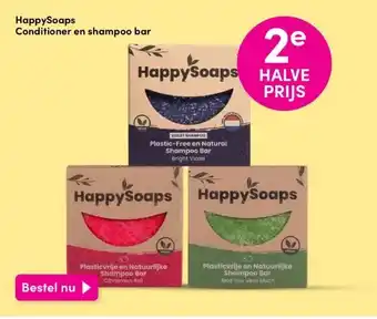 DA Happysoaps conditioner en shampoo bar aanbieding