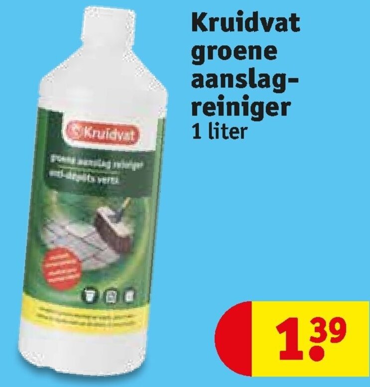 kruidvat groene aanslag verwijderen