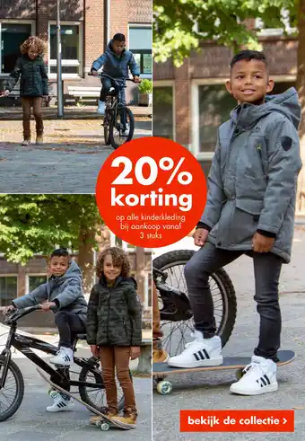 Wibra op alle kinderkleding bij aankoop vanaf 3 stuks aanbieding