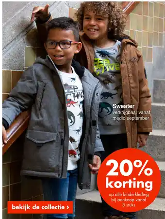 Wibra op alle kinderkleding bij aankoop vanaf 3 stuks aanbieding