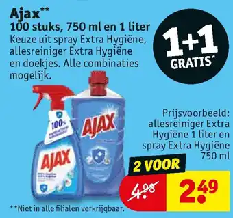 Kruidvat Ajax assortiment aanbieding