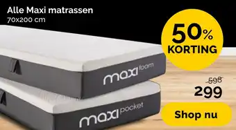 Beter Bed Alle Maxi matrassen aanbieding