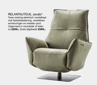 Tilders Meubelen RELAXFAUTEUIL Javalo vanaf aanbieding