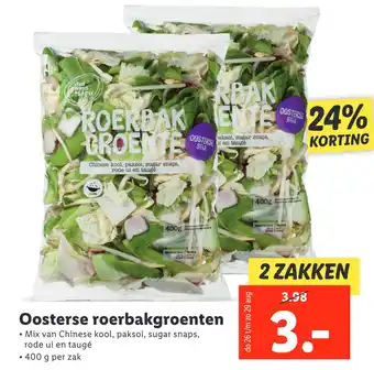 Lidl Oosterse roerbakgroenten aanbieding