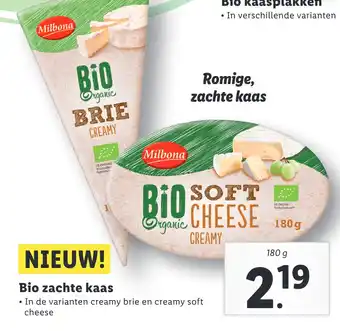 Lidl Bio zachte kaas aanbieding