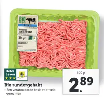 Lidl Bio rundergehakt aanbieding