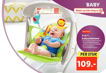 Lidl 2-in-1 babyschommel aanbieding