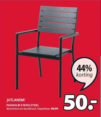 Jysk Jutlandia® padholm stapelstoel aanbieding